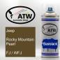 Preview: Jeep, Rocky Mountain Pearl, FJ / WFJ: 400ml Sprühdose, von ATW Autoteile West.